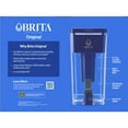 thumbnail image 5 of Brita 27 Cup Plastic Water Filtration Dispenser, Blue, 1 Standard Brita Filter, 5 of 12