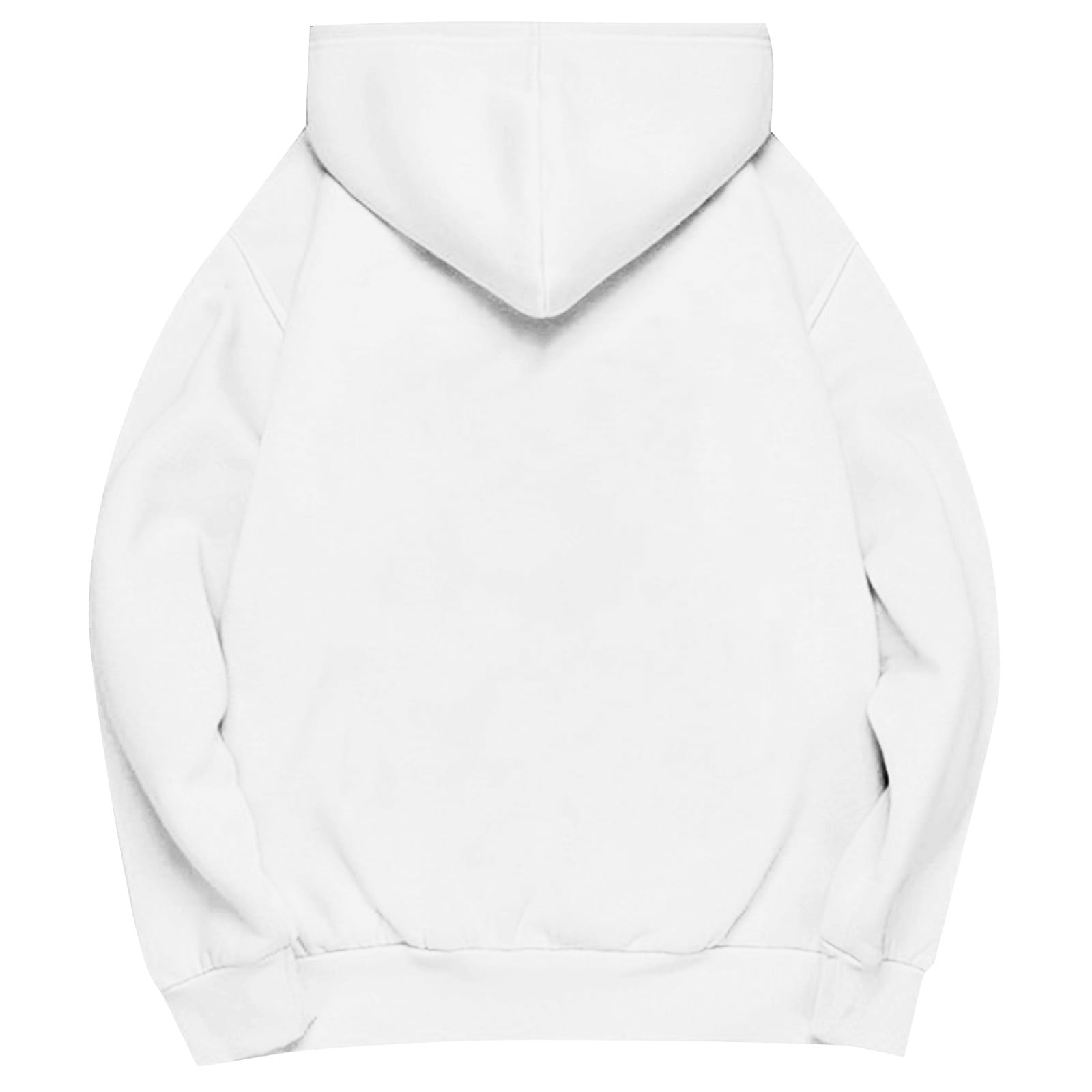 Puliio Women's Plus Size Hoodie Solid Color Drop Shoulder Long