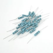 Unique Bargains 30 Pcs Axial 2W 1% Tolerance 910 Ohm Flameproof Metal Film Resistor