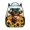 Cow Sunflower, variant on KUIFORTI Cool Wolf Toddler Backpack for Boys Kids School Bag with Multiple Storage Pockets Adjustable Straps Durable Polyester for Preschool Kindergarten Daily Use