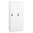 thumbnail image 1 of vidaXL Garde-Robe Blanche 80x50x180 cm Acier, 1 of 5