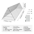 thumbnail image 2 of Chicken Tunnels, Chicken Tunnels for Yard, Portable Chicken Tunnels for Outside Easy Installation, Chicken Coop Run, Suitable for Chickens, Ducks, Rabbits 118.1 x 28 x 24.2 inch (LxWxH), 2 of 10