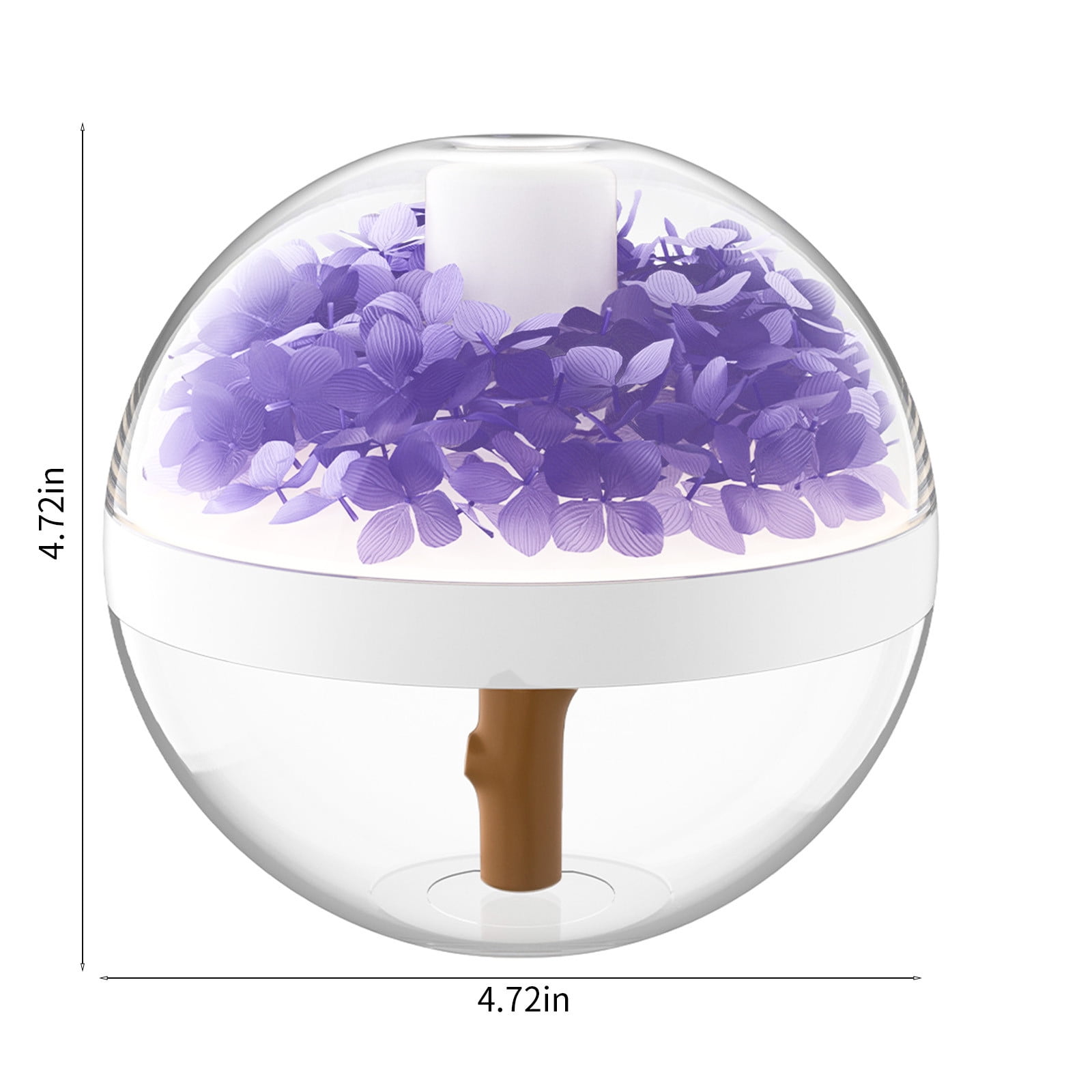 RAPOBRIX Cool Mist Humidifier for Bedroom - Quiet Air for Baby/Home/Plant/Nursery/Desk/Office Small Room 270ml Auto-Off