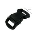 thumbnail image 2 of ASR Outdoor Black Paracord Bracelet Buckle Set (96 Pack), 2 of 8