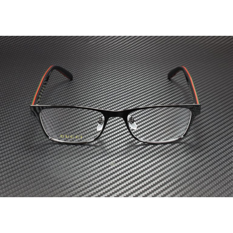 Gucci GG0274OJ 001 Rectangle Eyeglasses 55mm – Black GUCCI GG0274Oj 001 Rectangular Square Black Mc Demo Lens 55  main image 2