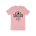 thumbnail image 5 of Soccer Wife Mom Player Coach Game Day Gift Girlfriend Women T-Shirt Soccer Mom Wife Girls Birthday Holiday Presents Tshirt, 5 of 9
