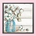 thumbnail image 3 of Cuadros Decorativos Bordado completo de punto de cruz florero azul impreso de 3 Wdftyju hebras 11CT Kits de punto de cruz decoración de la pared del hogar, 3 of 9