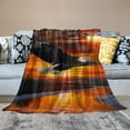 thumbnail image 2 of Nawypu Eagle Blanket Sunset Hawk Flying Falcon Blanket Soft Fuzzy Plush Throw Blankets for Couch Bed, 2 of 6