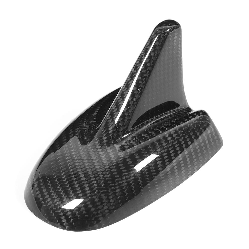 Fyydes Car Antenna Cover,Dry Carbon Fiber Car Antenna Cover Roof Shark