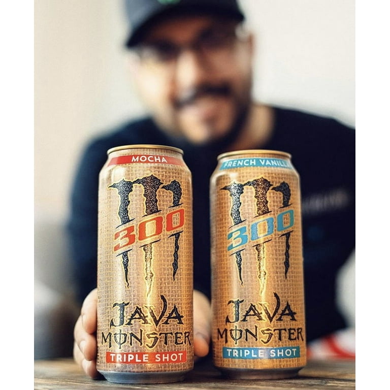 Java Monster, 300 Mocha, Coffee + Energy Drink, 15 fl oz, Single