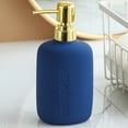 thumbnail image 4 of Dowbom Ceramic Soap Dispenser With Pump, Refillable Lotion Dispenser For Bathroom, Shampoo, 4 of 8