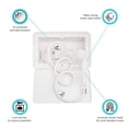 thumbnail image 5 of Dura Faucet DF-SA170-WT RV Weatherproof Exterior Shower Box Kit - Lock and Key (White), 5 of 5