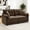 2-Seat-Brown, variant on Korser L Shaped Modern Sofa with Movable Ottoman Convertible Modular Sectional Cloud Couch with Deep Seat & Pillow,Chenille 3-Seat Couches for Living Room,Assembly Required,Beige