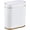 White Gold, variant on 2 Gallon Sensor Trash Can - IPX5  Motion Sensor Trash Can, Automatic Bathroom Trash Bin, Slim Garbage Can for Bathroom, Office, Bedroom, Living Room, Beige