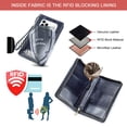 thumbnail image 2 of Contact's Leather Passport  Holder for Man & Woman  RFID Blocking Fit up 4 Passports （Blue), 2 of 7