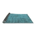 thumbnail image 2 of Ahgly Company Indoor Square Oriental Light Blue Industrial Area Rugs, 7' Square, 2 of 4