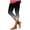 Yoga 8#Black, variant on WAYUTE Leggings for Women Tummy Control Gradient Color Cropped Trousers Casual Summer Beach Stretchy Fit for Gym Fitness M