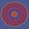 thumbnail image 2 of Tapiz para colgar en la pared, diseño bohemio, mandala circular, 130 x 150 cm, 2 of 2