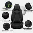 thumbnail image 6 of BaiCH Car Seat Covers, Breathable and Waterproof Faux Leather Automotive Seat Covers for Cars SUV Truck Sedan, 6 of 9