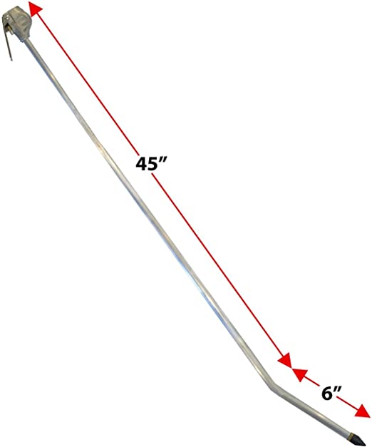 48" Extra Long Rubber Tipped Air Compressor Gun Broom (1/4" NPT)