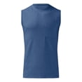 thumbnail image 4 of Chaleco deportivo sin mangas unisex de color liso para hombre: poliéster/spandex/algodón, para todas las estaciones, 4 of 4