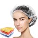thumbnail image 1 of ZHAOCHENG 100 Uds gorros de ducha Charlotte Hair gorro de ducha de plástico grande desechable para uso doméstico, Hotel, Spa en peluquerías, 1 of 5