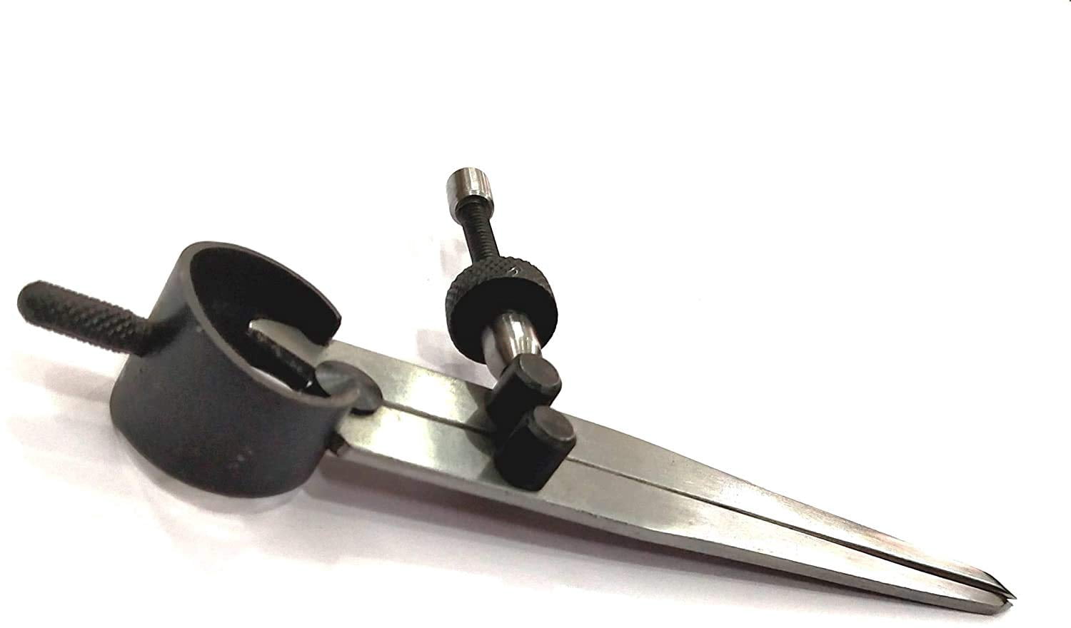 Buyohlic Spring Inside Outside Divider Caliper Set Inside, Outside & Divider 4" inch (100 mm) Measuring Tool
