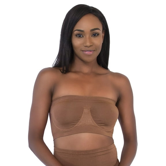 RHONDA SHEAR Clay Ahh Angel Underwire Bandeau Bra, US Medium, NWOT