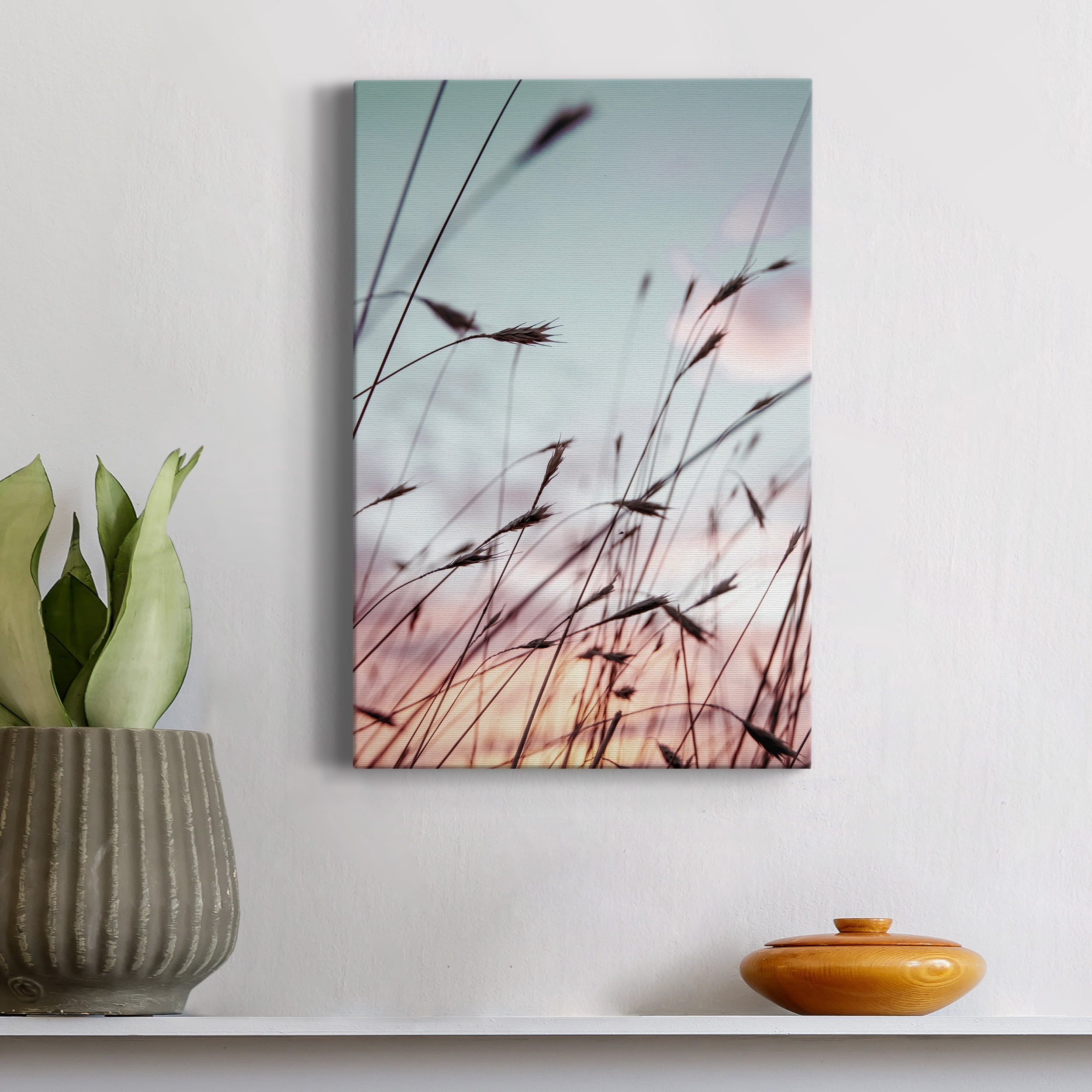 Falls Park Sunset Premium Gallery Wrapped Canvas - Ready to Hang - 12 x 18