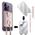thumbnail image 3 of Multifunctional Card Cell Phone Holder Card Sticker, Mobile Phone Case Wallet Style Card Bag Sticker Creative Shoulder Strap Rope Card Holder, 3 of 9