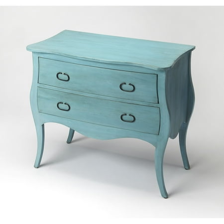 Butler Rochelle Distressed Blue Drawer Chest Butler Rochelle Distressed Blue Drawer Chest
