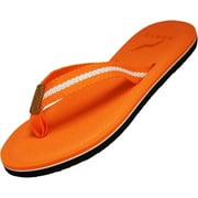 Norty Women's Platform Sandals, Flip-Flop, Soft Cushioned Footbed