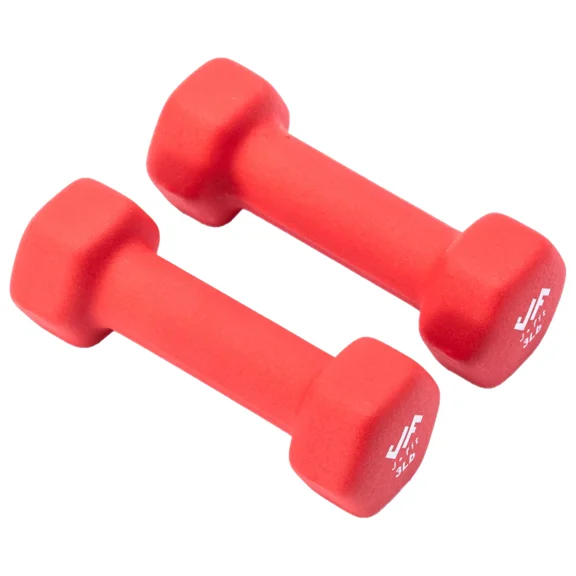 JFIT Neoprene Dumbbell (Set of 2), 3 LBS