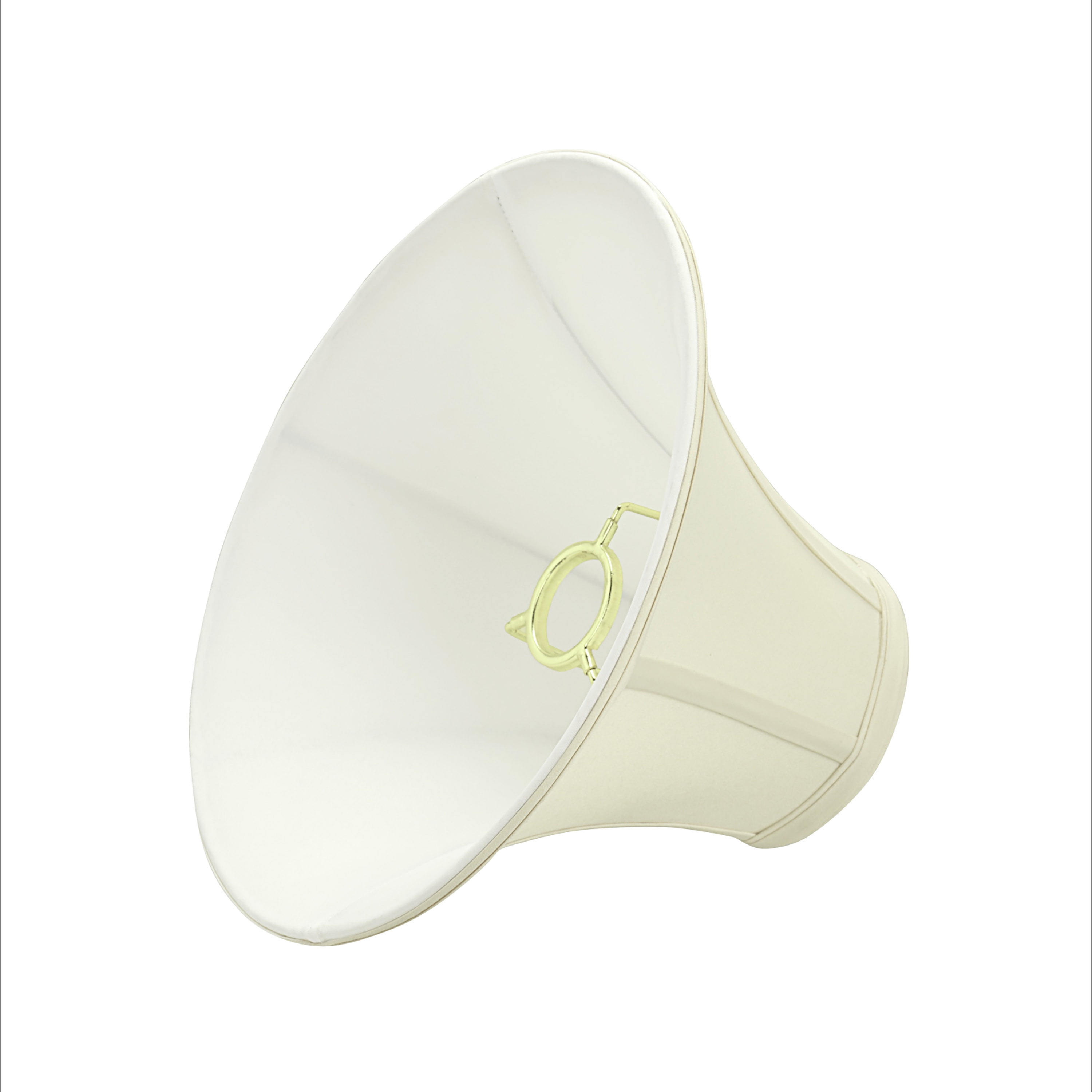 Aspen Creative 58030 Transitional Bell Shape UNO Construction Lamp Shade in Ivory, 10" wide (4" x 10" x 7")