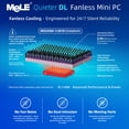 thumbnail image 6 of MeLE Business-Grade Quieter DL Fanless N150 Mini PC Dual 2.5G LAN 8GB 256GB SSD, 6 of 10