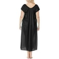 thumbnail image 2 of EZI Nightgowns for Women - Soft & Breathable Satin Night Gowns for Adult Women - Medium to Plus Size Womens Sleep Shirts - Long Mid-Length Nightgown, 2 of 9