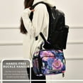 thumbnail image 6 of FORMRS Student Insulated Lunch Bag with Shoulder Strap Reusable Cooler Box for School, Colorful Art Flowers, 6 of 9
