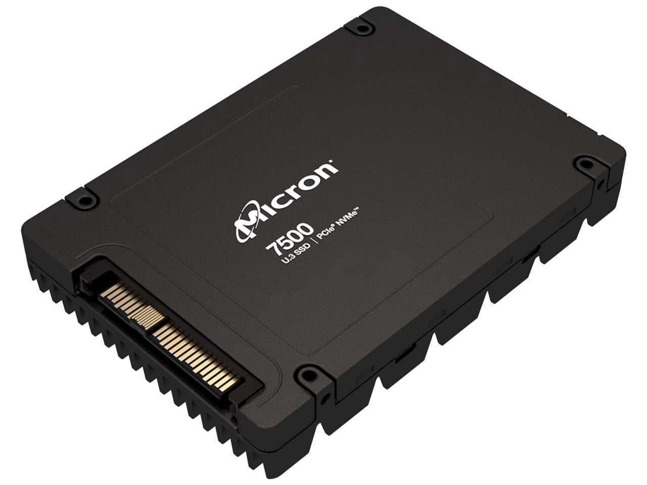 Micron 7500 MAX 1.6 TB 2.5" 256-bit U.3 PCIe 4.0 (NVMe) Solid state drive Model MTFDKCC1T6TGQ-1BK1DABYYR