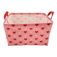 thumbnail image 2 of FENGGHAO Rectangular Fabric Storage Basket Collapsible Laundry Hamper Linen Canvas Storage Box With Handles For Closet Shelves, 2 of 7