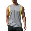thumbnail image 2 of pstuiky Camiseta sin mangas para hombre, Chaleco holgado de cuello redondo para hombre, informal, para correr, hacer ejercicio y fitness Chaleco de hombre xxl, 2 of 7