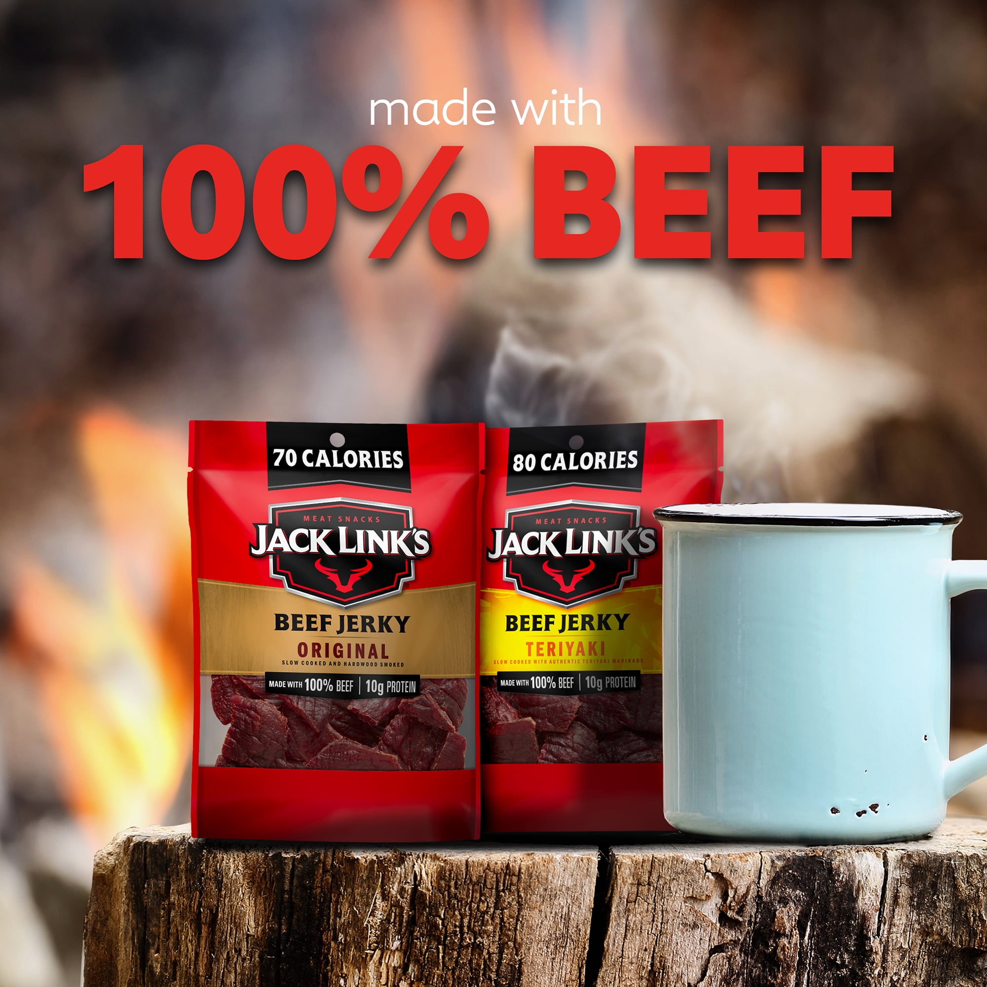 Jack Link's Original & Teriyaki Beef Jerky, 9 Pack