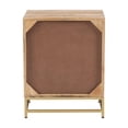 thumbnail image 5 of Powell Janie 2 Drawer Accent Cabinet, Natural Rattan and Gold Finish, 5 of 12