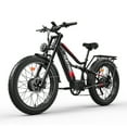 thumbnail image 5 of Cleytro 26*4.0 Fat Tire E bike, 750W Electric Bicycles Dual Motor 52V21AH Battery  Max 37MPH Mountain Electric Bike for Adult 7-Speed UL2849, 5 of 11