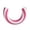 Pink, variant on Inflatable Pool Float Row, U-Shaped Striped Swimming Ring Lounge for Summer Water Relaxation, Portable Outdoor Pool Mattress, Pink