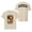 Beige, variant on Punch the Monkey Men's Waffle Fabric T-Shirt, Heartwarming Monkey & Gorilla Plushie Print, Fashion Casual Short Sleeve Summer Apparel