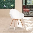 thumbnail image 3 of Outdoor Living and Style 4-Piece Brown and White Charlotte Patio Armchair Set 34", 3 of 3