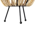 thumbnail image 5 of Northlight Rattan and Iron Pillar Candle Holder - 17" - Natural Rattan, 5 of 6