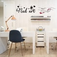 thumbnail image 4 of Nail Art Quotes Wall Stickers Peel and Stick Wall Decals Removable Vinyl Wall Stickers, 4 of 9