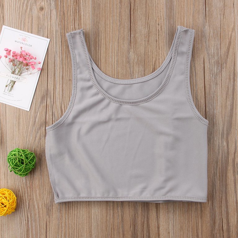 Womens Breathable Crop Vest Chest Binder Tank Tops Vest Breast FTM