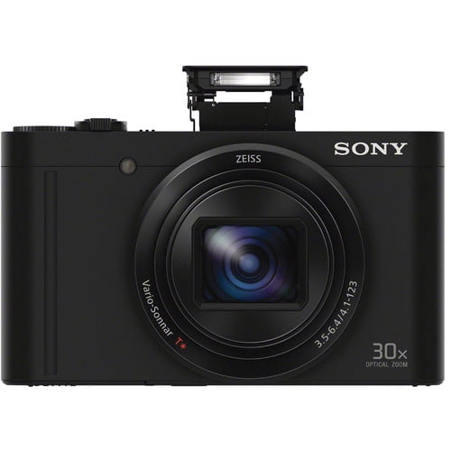 Sony Cyber-shot DSC-WX500 Digital Camera (DSCWX500/B) + 64GB Card